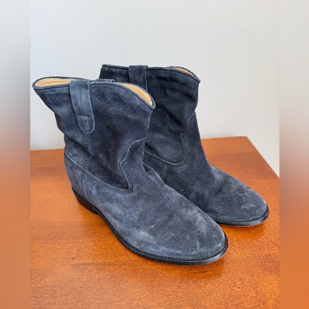 Isabel Marant Black Suede Ankle Booties - size 39, great condition. - Picture 2 of 6